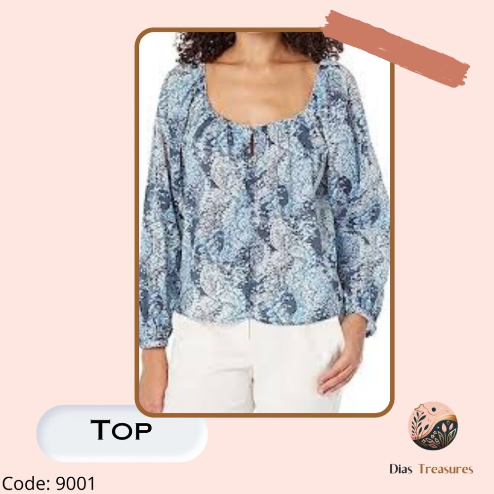 Women TOP Blue - Olivaceus